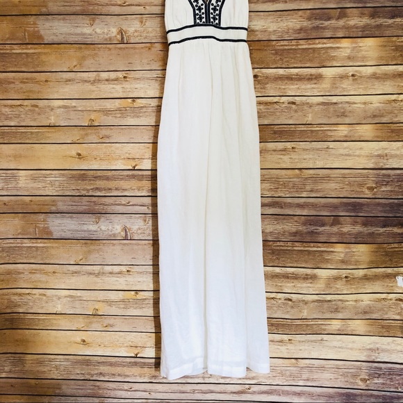 NWT- JCrew Embroidered Criss Cross Maxi Dress - Picture 5 of 8